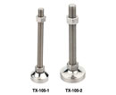 TX-105-1 & TX-105-2 - Stainless Steel Solid Feet