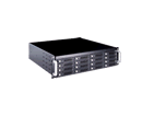 mAGE316U20-iSCSI - 3U 16-bay iSCSI RAID Storage Rackmount JBOD Chassis